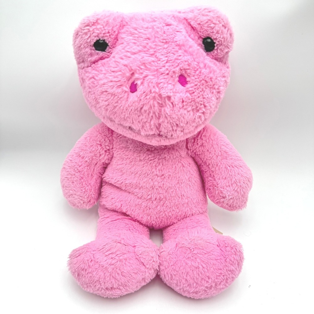 BUILD-A-BEAR WORKSHOP 16" Pink Frog Plush Full Size Stuffed Animal oy Retired